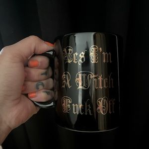 ✨☕️ 𝖄𝖊𝖘 𝕴’𝖒 𝖆 𝖂𝖎𝖙𝖈𝖍 𝕱𝖚𝖈𝖐 𝖔𝖋𝖋 coffee mug✨☕️